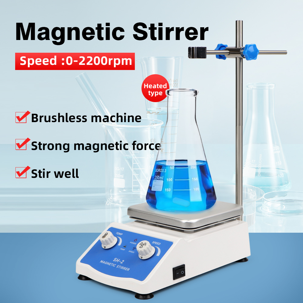 Magnetic Stirrer Hotplate - Isıtma Manyetik Karıştırıcı Mikser 1000 ml