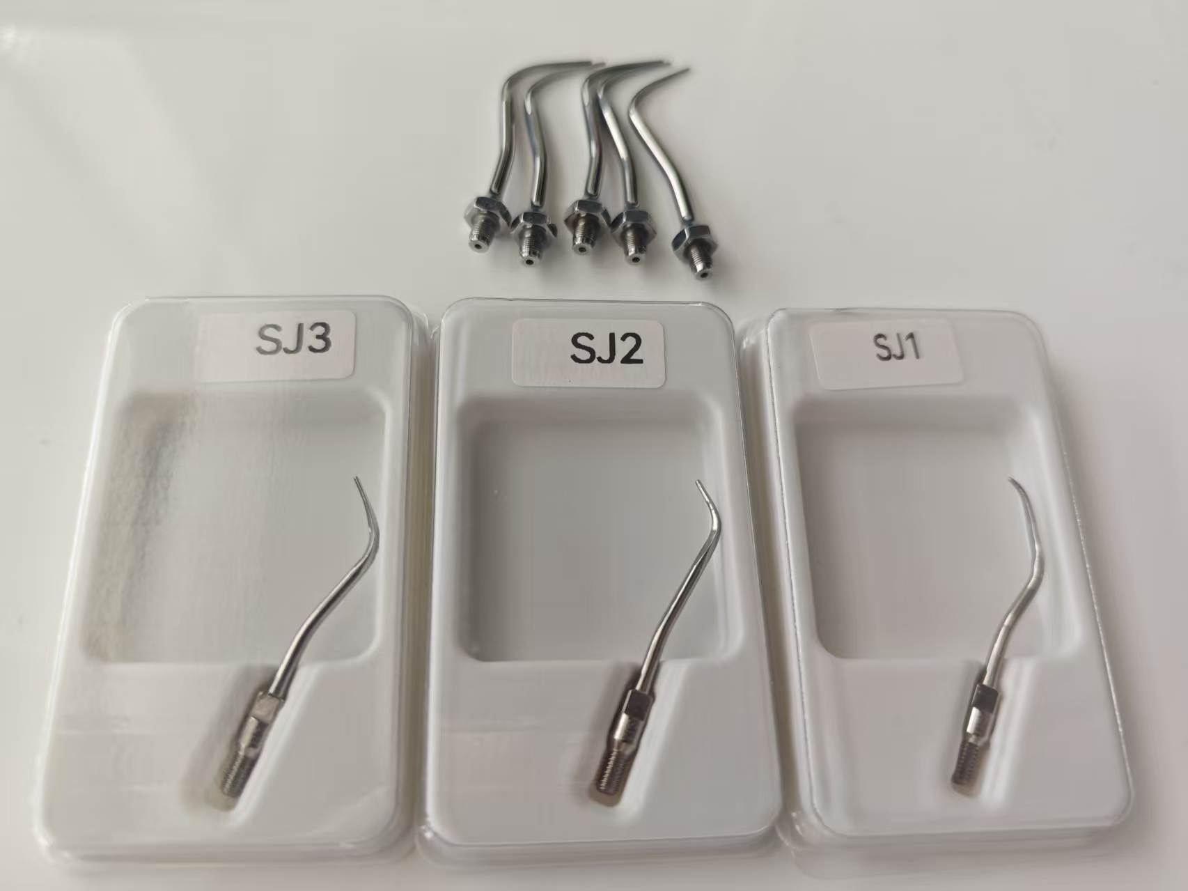 Dental Scaler Ultrasonic - 5 adet diş ultrasonik ölçekleyici uçları