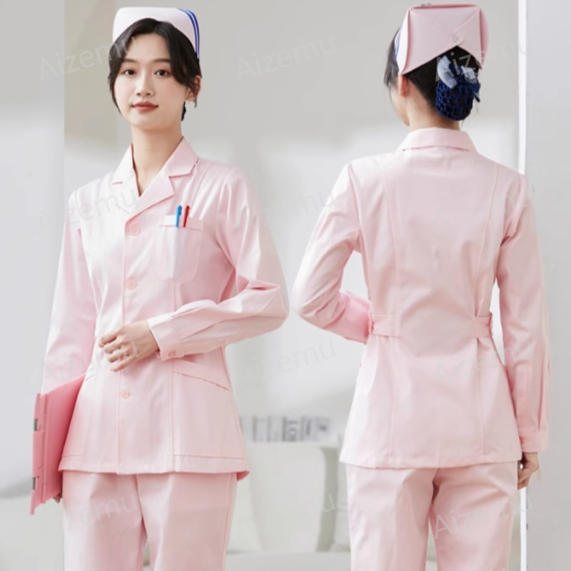 Yeni Beyaz Uzun Kollu Hemşire  - Medical Lab Logo incelemesi ve fiyatı