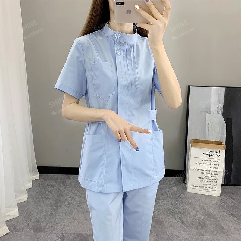Pembe Hemşire Üniformaları Kıs - Medical Lab Logo incelemesi ve fiyatı